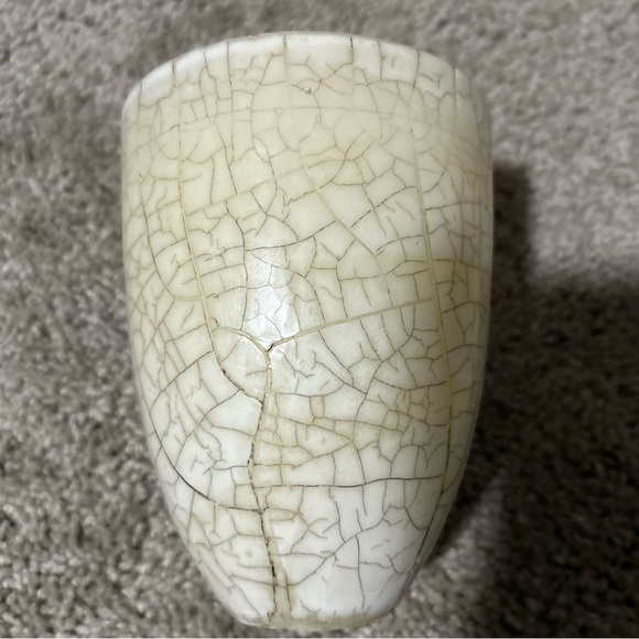 Vance Kitira Elephant Tusk Goblet Candle Cinnamon Spice - Picture 2 of 5